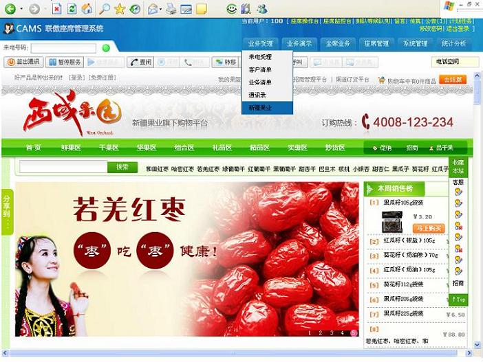 电子商务呼叫中心解决方案图